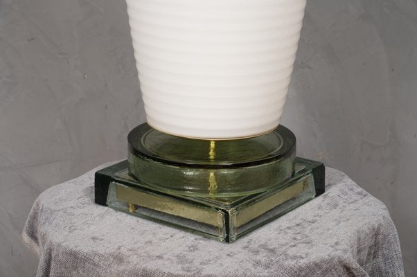 Murano Glass and Brass Table Lamp, 1980s-UH-1326298