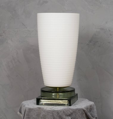 Murano Glass and Brass Table Lamp, 1980s-UH-1326298