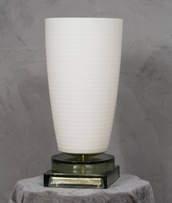 Murano Glass and Brass Table Lamp, 1980s-UH-1326298