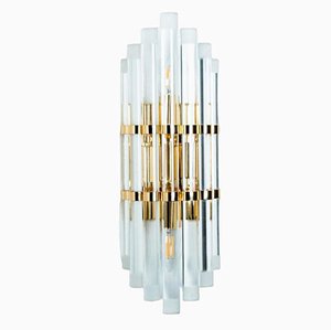 Murano Glass and Gilt Brass Sconce, 1960s-VDW-1823114