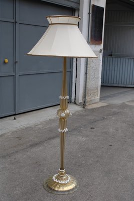 Murano Glass and Gold Dust Floor Lamp by Archimede Seguso for Seguso, 1950s-EH-675739