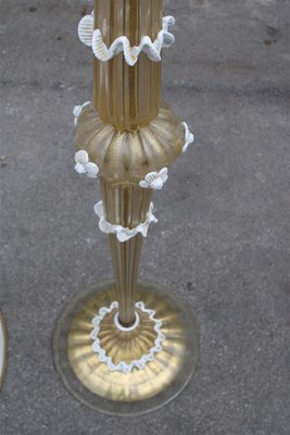 Murano Glass and Gold Dust Floor Lamp by Archimede Seguso for Seguso, 1950s-EH-675739