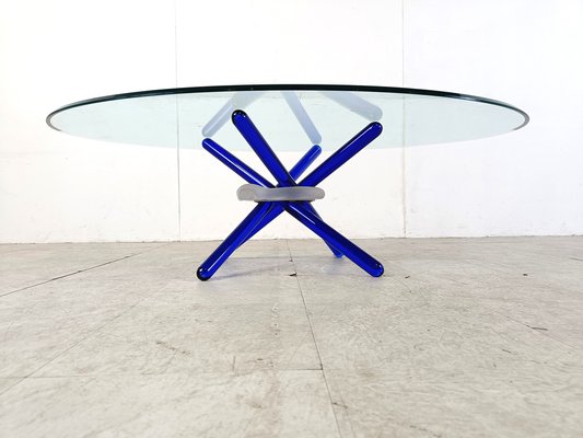 Murano Glass Arlequin Coffee Table by Maurice Barilone, 1980s-IRH-1784529