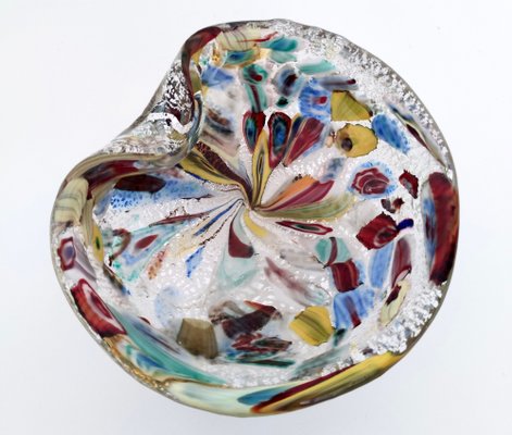 Murano Glass Ashtray attributed to Giulio Radi for Avem, 1960s-JPQ-2043097