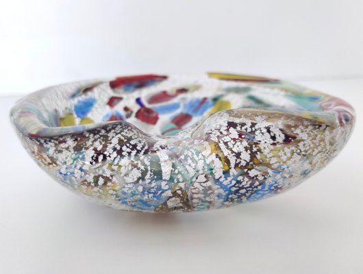 Murano Glass Ashtray attributed to Giulio Radi for Avem, 1960s-JPQ-2043097