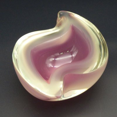 Murano Glass Ashtray in Pink by Archimede Seguso, 1950s-WK-1152819