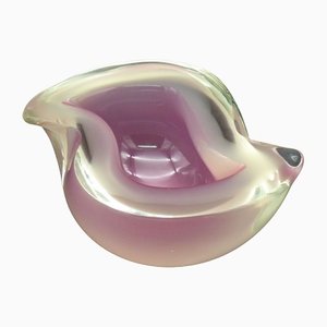 Murano Glass Ashtray in Pink by Archimede Seguso, 1950s-WK-1152819