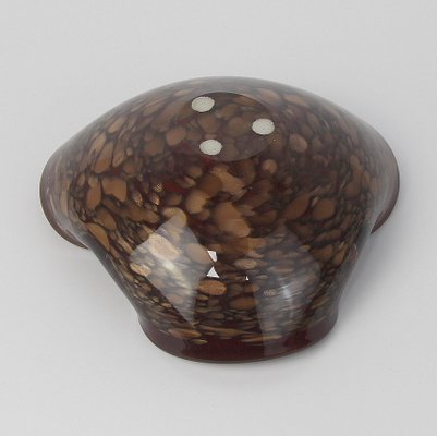 Murano Glass Ashtray with Copper Powder-NE-1166402