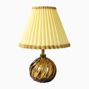 Murano Glass Ball Table Lamp from Venini, 1950s-IXK-1787933