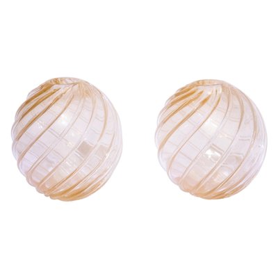 Murano Glass Balls, 1950s, Set of 2-ZCI-910146