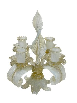 Murano Glass Barocchi Series Candle Holder by Barovier & Toso, Italy-UCH-1224208