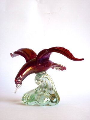 Murano Glass Bird by Alfredo Barbini for Pauly & C, 1940s-GKB-842231