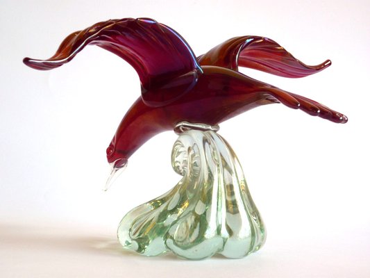 Murano Glass Bird by Alfredo Barbini for Pauly & C, 1940s-GKB-842231