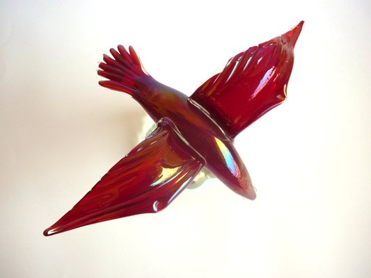 Murano Glass Bird by Alfredo Barbini for Pauly & C, 1940s-GKB-842231