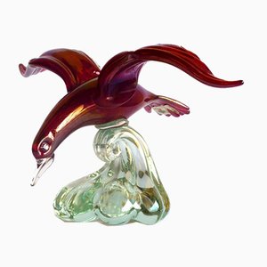 Murano Glass Bird by Alfredo Barbini for Pauly & C, 1940s-GKB-842231