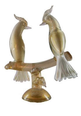 Murano Glass Bird Figurine by Livio Seguso for Salviati Furnace, 1980s-INI-1797524