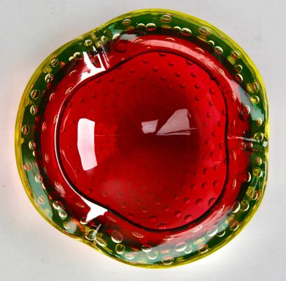 Murano Glass Bowl attributed to Flavio Poli for Seguso by Flavio Poli, 1962-MJY-1419241