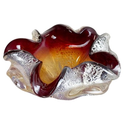 Murano Glass Bowl or Ashtray by Barovier and Toso, Italy, 1970s-QZ-1146314