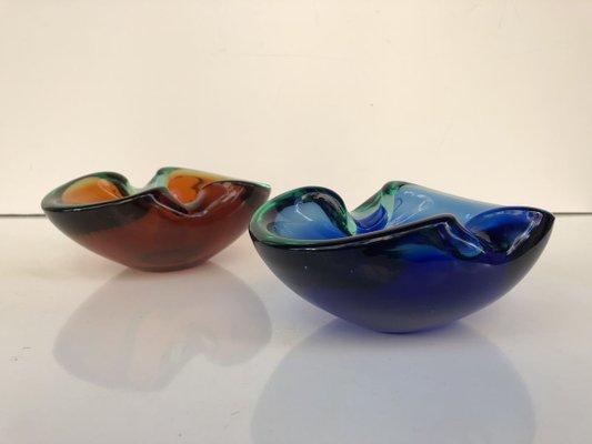 Murano Glass Bowls, 1960s, Set of 2-OLY-826530