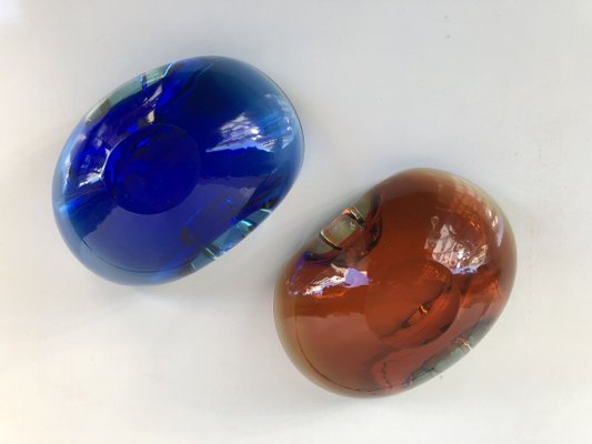 Murano Glass Bowls, 1960s, Set of 2-OLY-826530