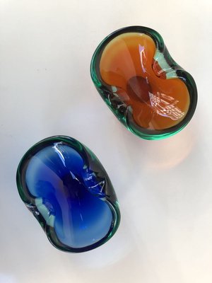 Murano Glass Bowls, 1960s, Set of 2-OLY-826530