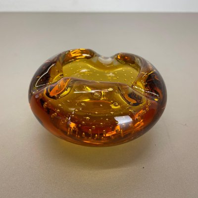 Murano Glass Bubble Structure Bowls or Ashtrays, Italy, 1970s, Set of 2-QZ-1448589