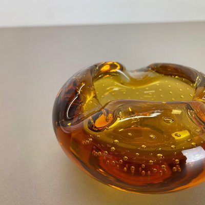 Murano Glass Bubble Structure Bowls or Ashtrays, Italy, 1970s, Set of 2-QZ-1448589