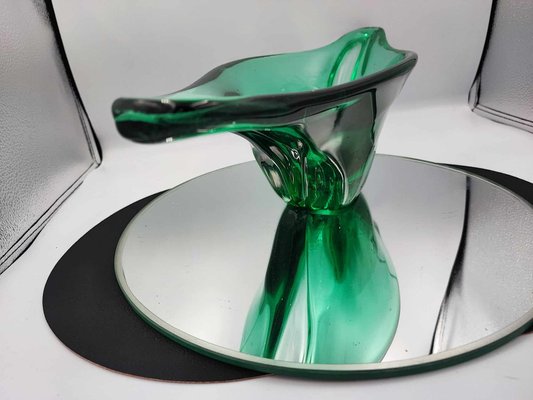 Murano Glass Cake Stand, 1970s-CAQ-1799486