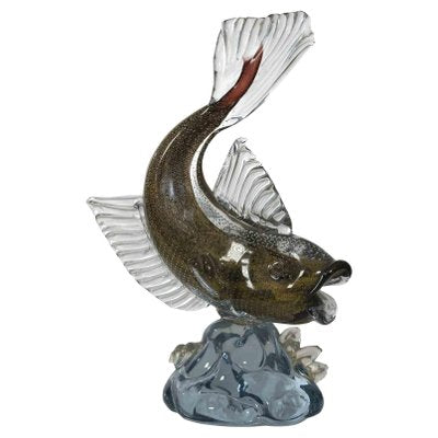 Murano Glass Carp, Italy, Late 20th-Century-ZCI-1283806