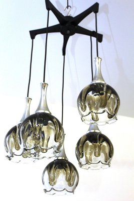 Murano Glass Cascading Chandelier, 1960s-ZWH-575347