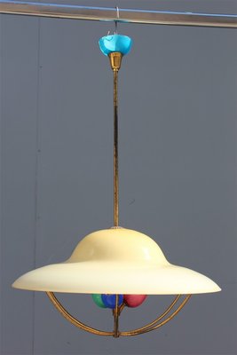 Murano Glass Ceiling Lamp, 1950s-EH-594920