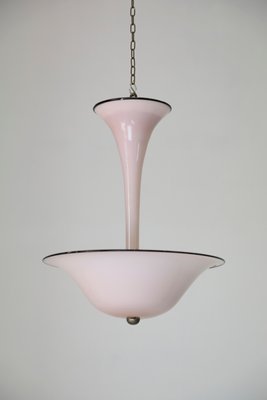 Murano Glass Ceiling Lamp by Napoleone Martinuzzi for Venini, 1930s-LMR-984263