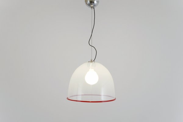 Murano Glass Ceiling Lamp by Renato Toso for Leucos, 1960s-WCH-564154