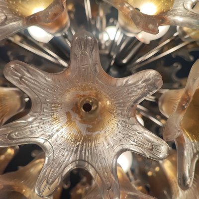 Murano Glass Ceiling Lamp by Toni Zuccheri for Veart, 1960s-FXH-2041256