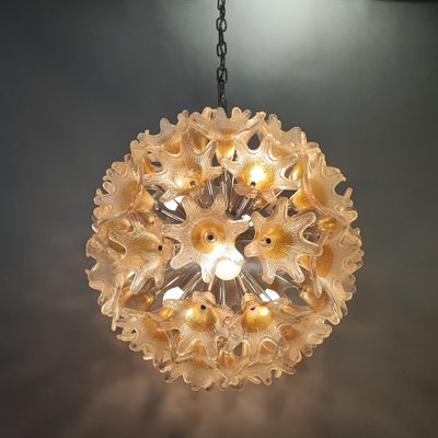 Murano Glass Ceiling Lamp by Toni Zuccheri for Veart, 1960s-FXH-2041256