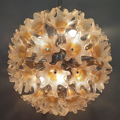 Murano Glass Ceiling Lamp by Toni Zuccheri for Veart, 1960s-FXH-2041256