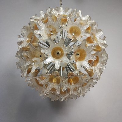 Murano Glass Ceiling Lamp by Toni Zuccheri for Veart, 1960s-FXH-2041256