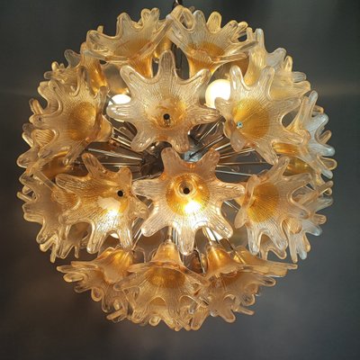 Murano Glass Ceiling Lamp by Toni Zuccheri for Veart, 1960s-FXH-2041256