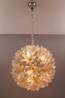 Murano Glass Ceiling Lamp by Toni Zuccheri for VeArt, 1960s-KIJ-875576