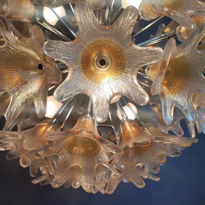 Murano Glass Ceiling Lamp by Toni Zuccheri for Veart, 1960s-FXH-2041256