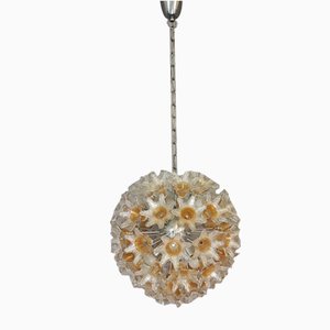 Murano Glass Ceiling Lamp by Toni Zuccheri for Veart, 1960s-FXH-2041256