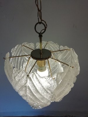 Murano Glass Ceiling Lamp from Mazzega, 1970s-RGF-581360