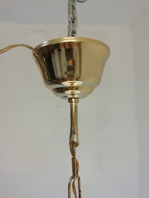 Murano Glass Ceiling Lamp from Mazzega, 1970s-RGF-581360