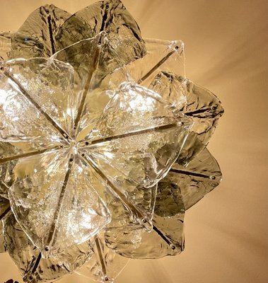 Murano Glass Ceiling Lamp from Mazzega, 1974-OPE-1747028