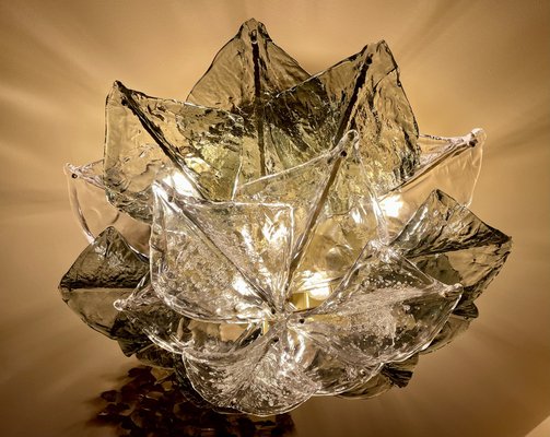 Murano Glass Ceiling Lamp from Mazzega, 1974-OPE-1747028