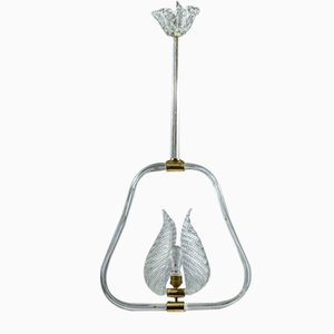 Murano Glass Ceiling Light, 1950s-RAQ-1398734