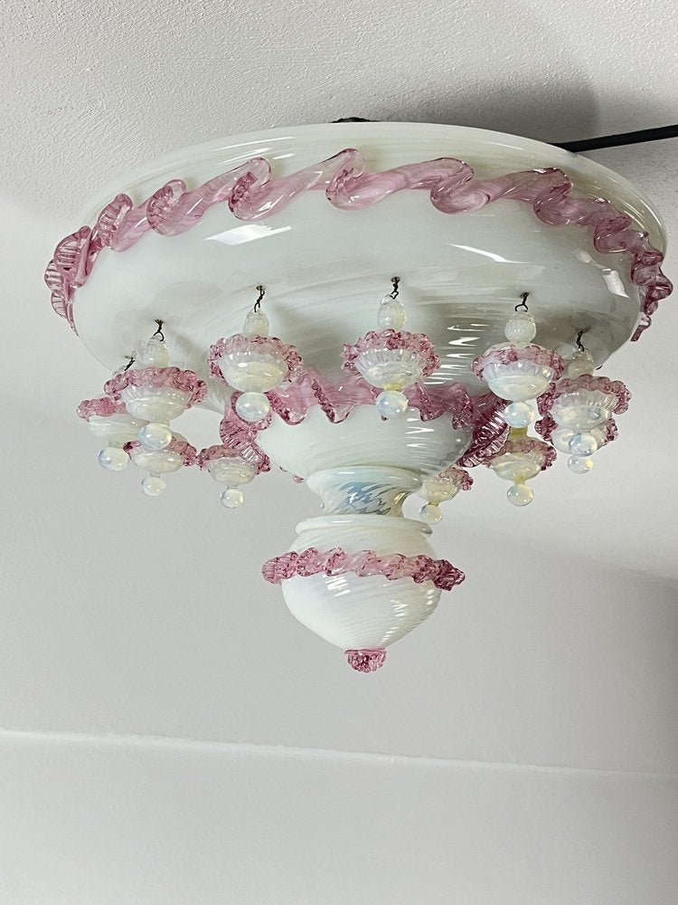 Murano Glass Ceiling Light, Italy, 1970s