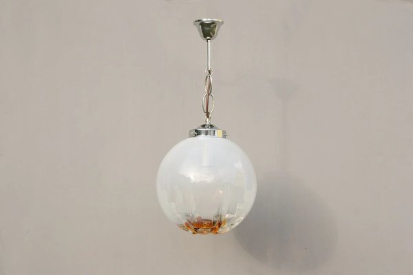 Murano Glass Ceiling Light Sphere from Mazzega-DUM-1314854