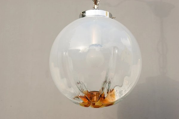 Murano Glass Ceiling Light Sphere from Mazzega-DUM-1314854