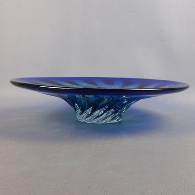 Murano Glass Centerpiece in Blue Light, 1970s-PWG-2035332